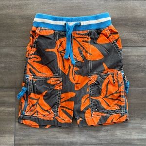 Mini Boden 18-24 mo Tropical Techno Shorts